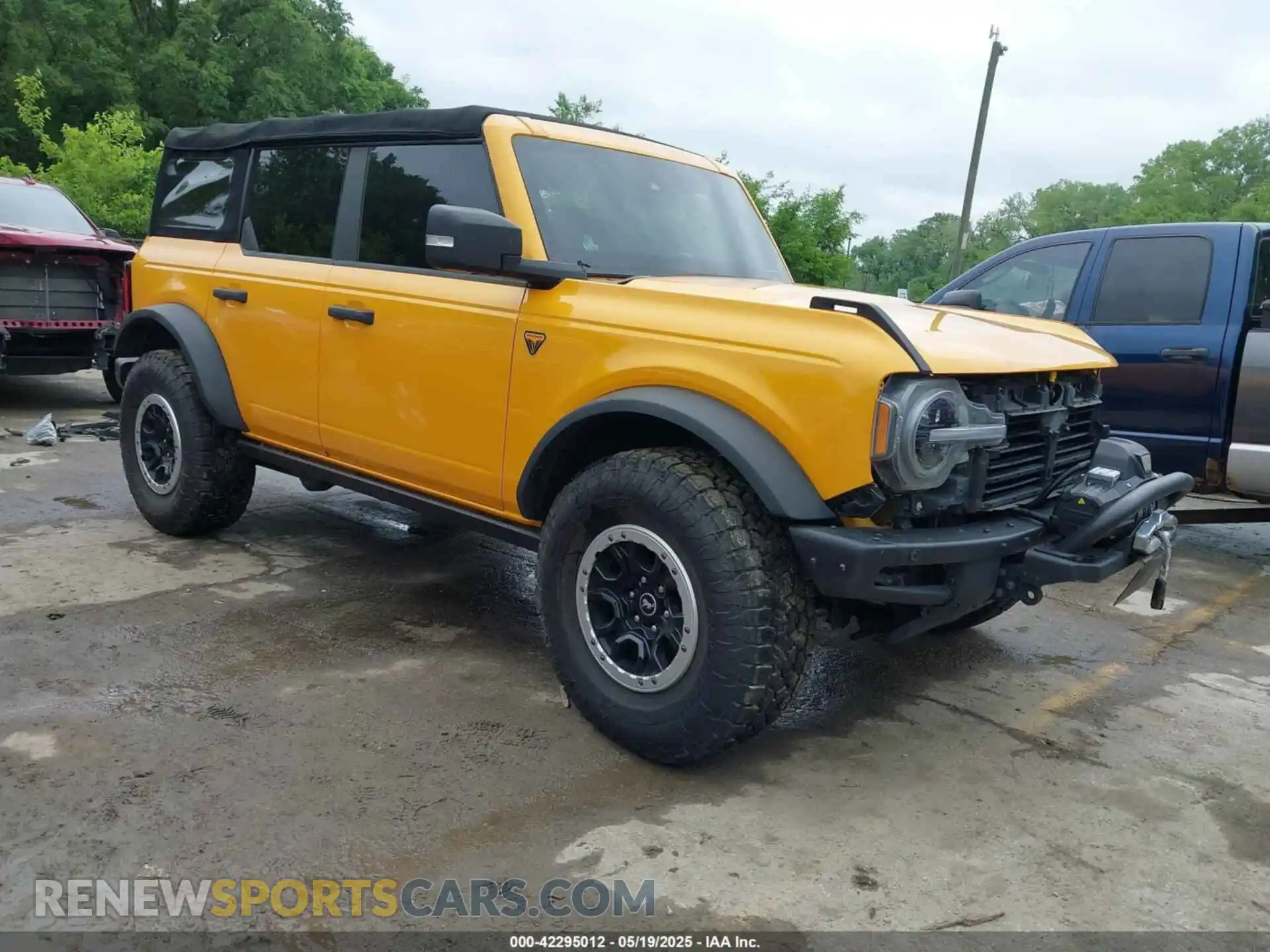 1 Photograph of a damaged car 1FMEE5DH3MLA61525 FORD BRONCO 2021