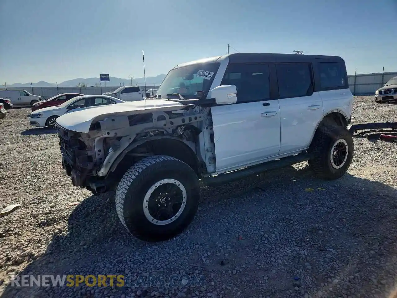 1 Photograph of a damaged car 1FMEE5DP0MLA67709 FORD BRONCO 2021