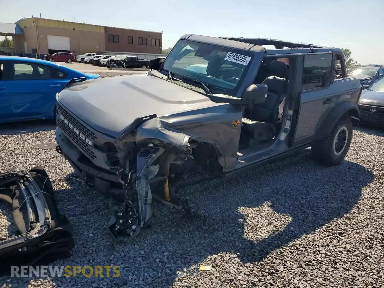 1 fotografías del automóvil dañado 1FMEE5DP0MLA86423 FORD BRONCO 2021