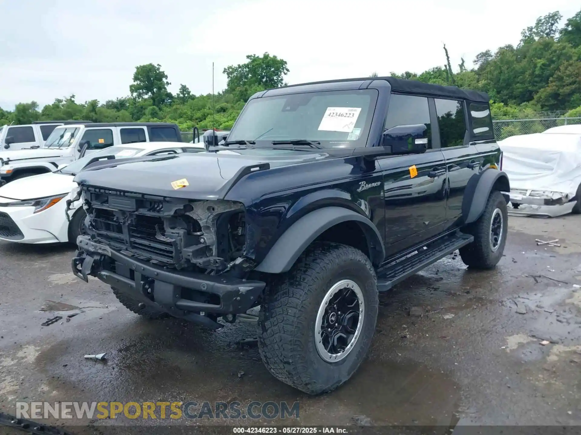 2 Photograph of a damaged car 1FMEE5DP2MLA89419 FORD BRONCO 2021
