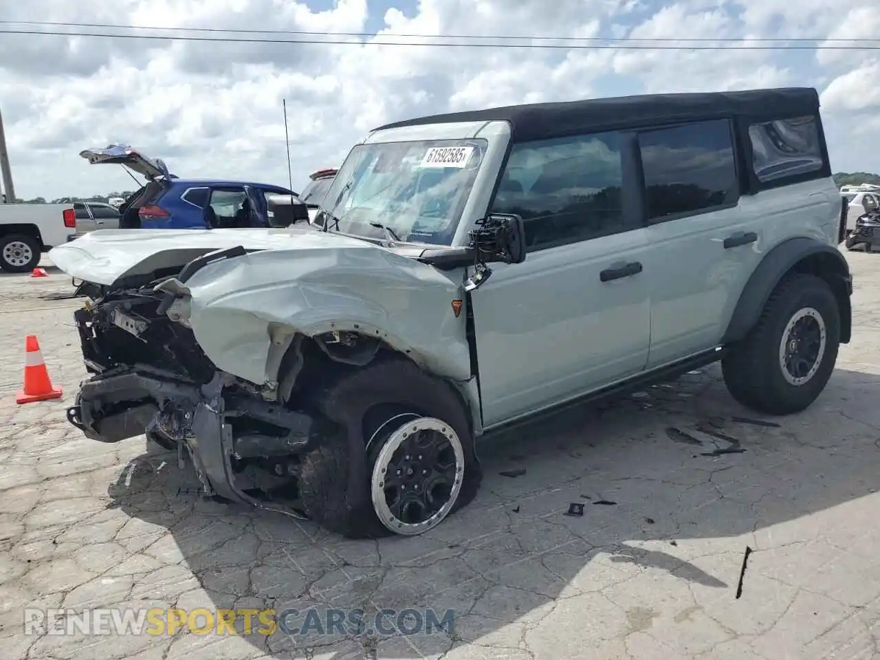 1 Photograph of a damaged car 1FMEE5DP4MLA85792 FORD BRONCO 2021