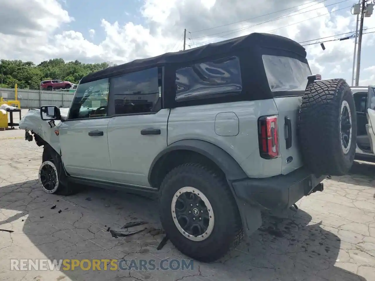 2 Photograph of a damaged car 1FMEE5DP4MLA85792 FORD BRONCO 2021