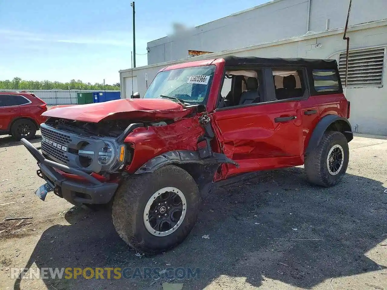 1 Photograph of a damaged car 1FMEE5DP4MLA93083 FORD BRONCO 2021