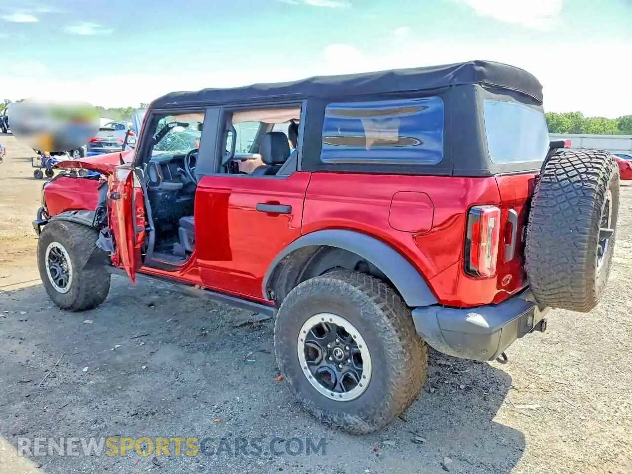 2 Photograph of a damaged car 1FMEE5DP4MLA93083 FORD BRONCO 2021
