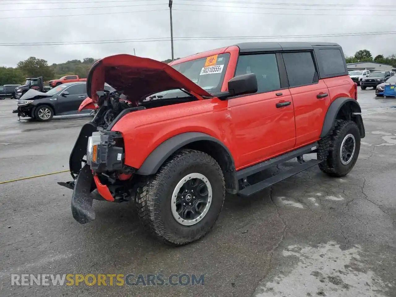 1 Photograph of a damaged car 1FMEE5DP8MLA98139 FORD BRONCO 2021