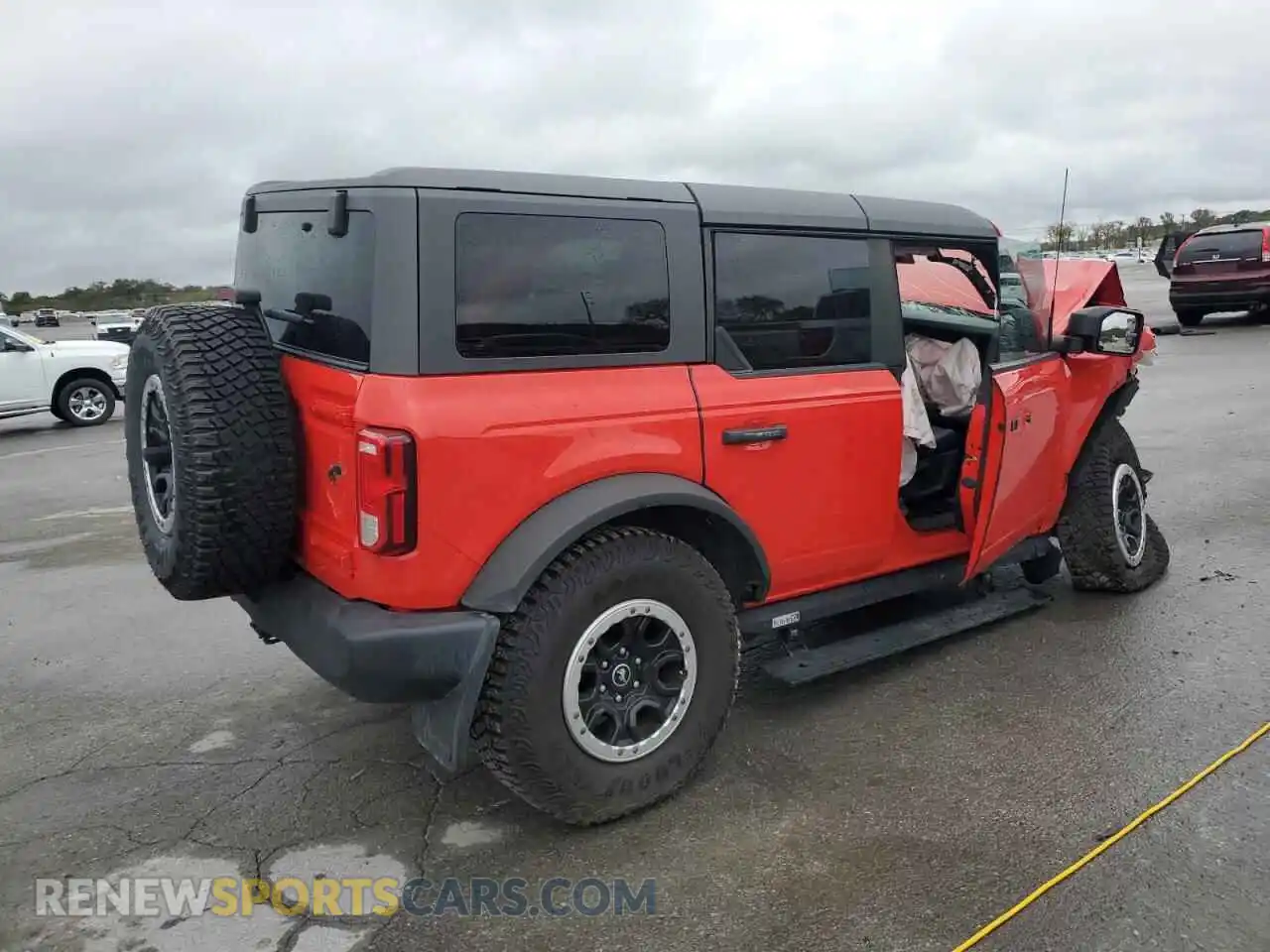 3 Photograph of a damaged car 1FMEE5DP8MLA98139 FORD BRONCO 2021
