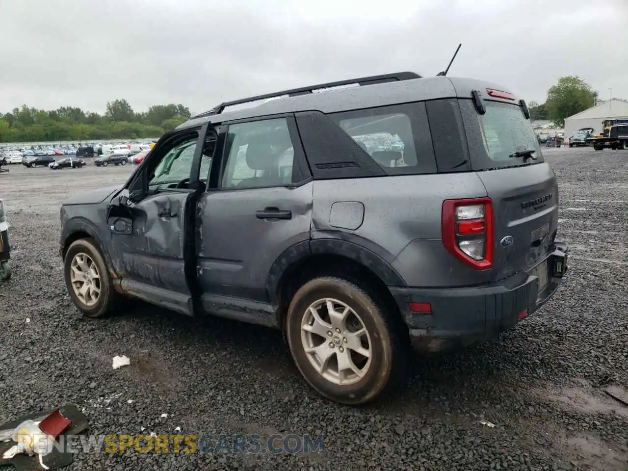 2 Photograph of a damaged car 3FMCR9A63MRA47146 FORD BRONCO 2021