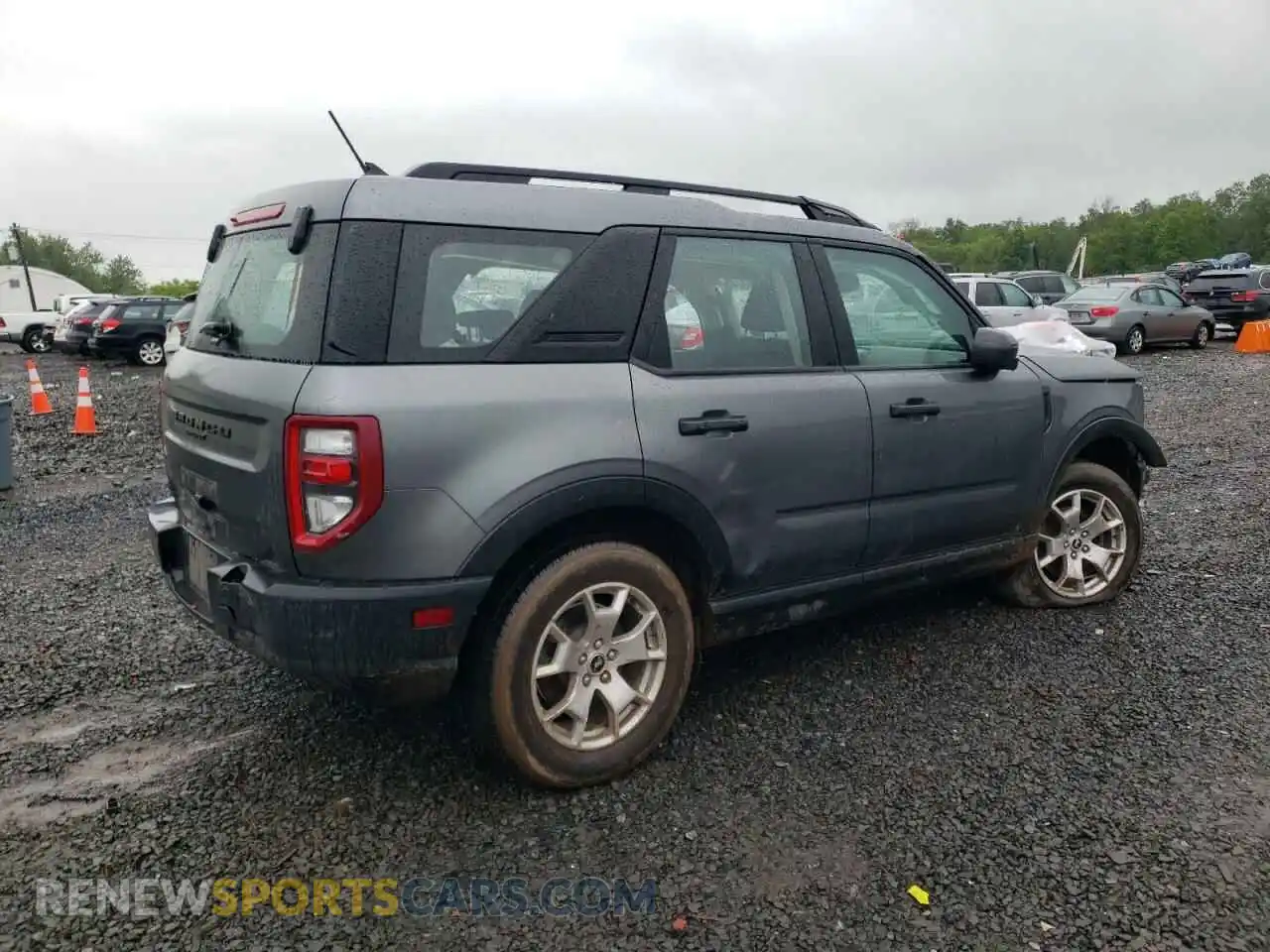 3 Photograph of a damaged car 3FMCR9A63MRA47146 FORD BRONCO 2021