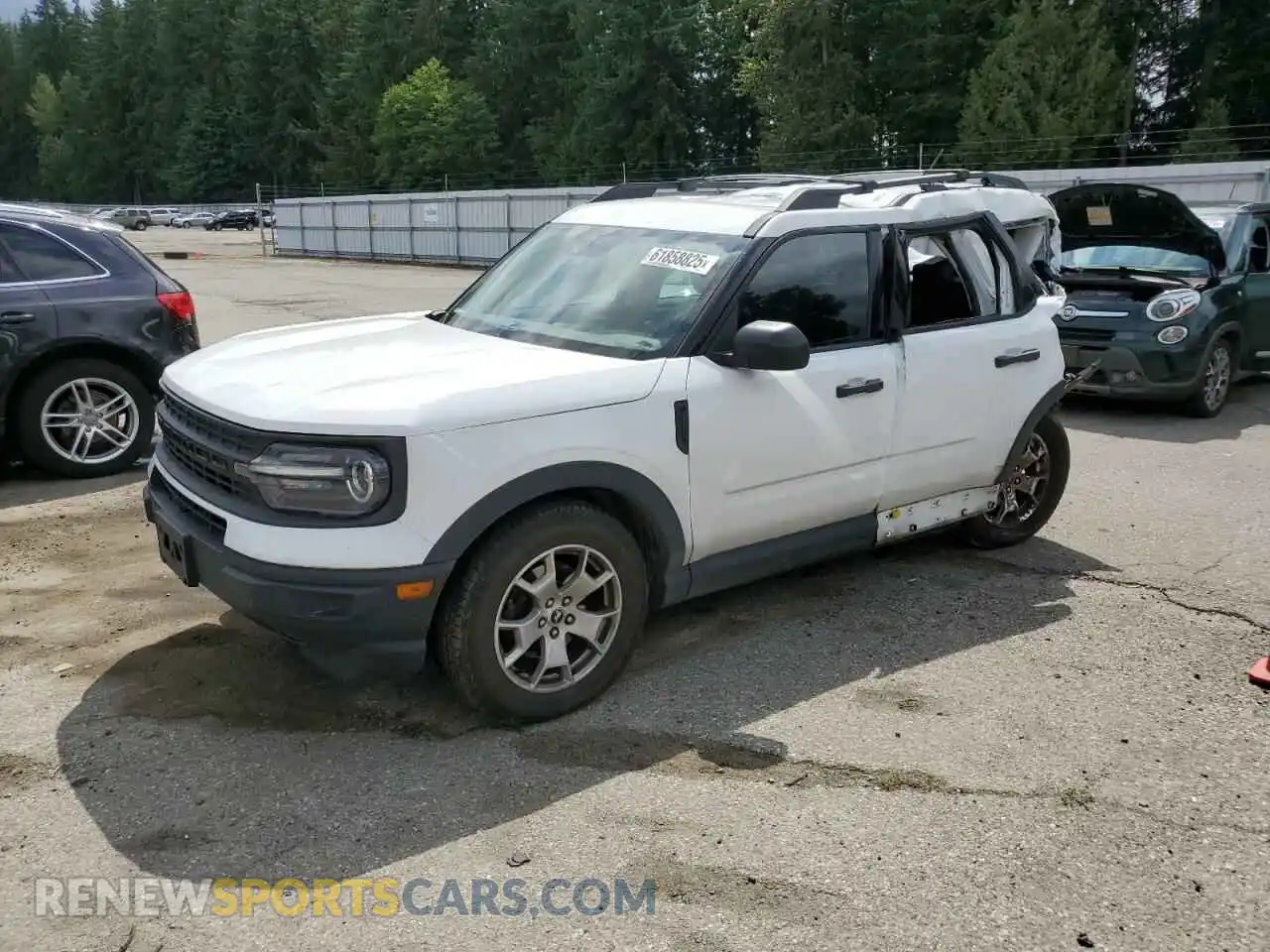 1 Photograph of a damaged car 3FMCR9A63MRA96010 FORD BRONCO 2021