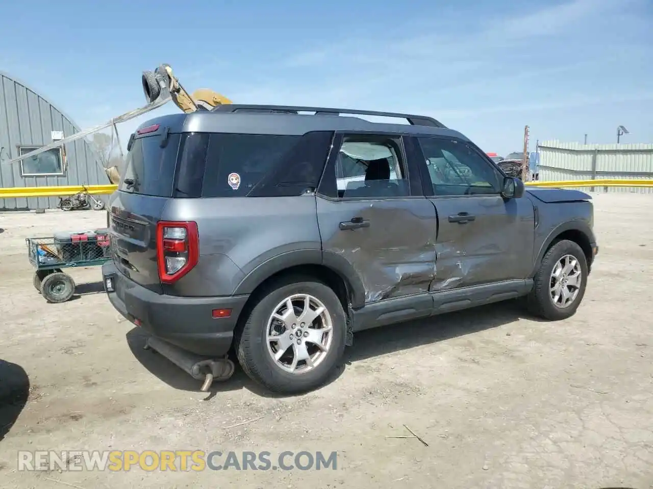 3 Photograph of a damaged car 3FMCR9A69MRA68163 FORD BRONCO 2021