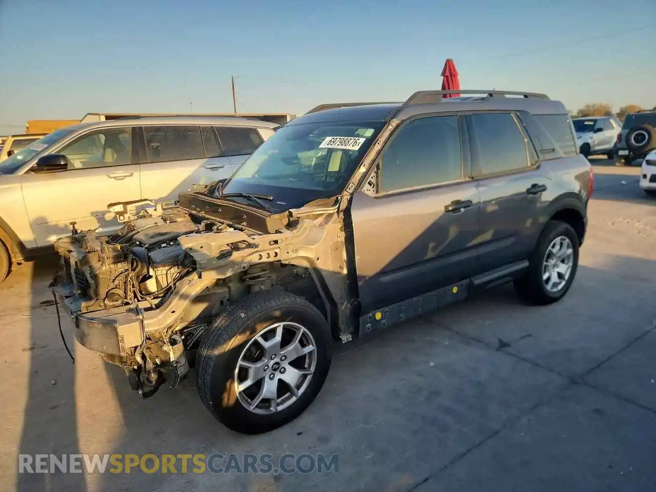 1 Photograph of a damaged car 3FMCR9A6XMRA27766 FORD BRONCO 2021