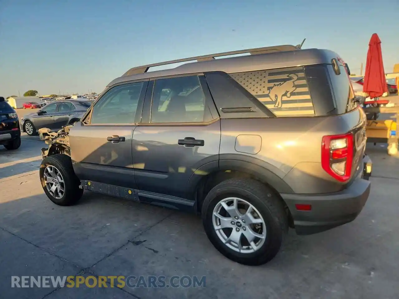 2 Photograph of a damaged car 3FMCR9A6XMRA27766 FORD BRONCO 2021