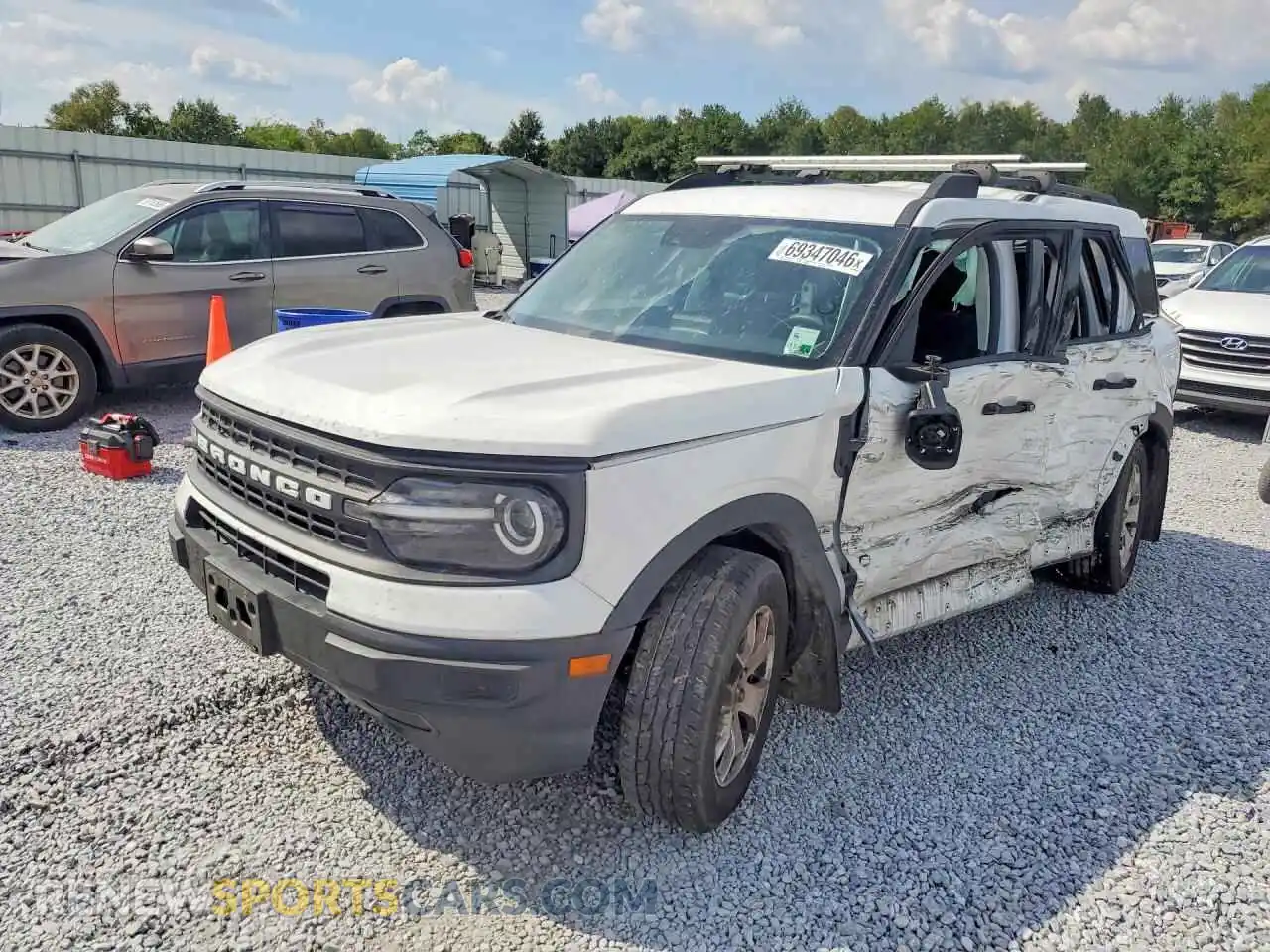 1 Photograph of a damaged car 3FMCR9A6XMRA47239 FORD BRONCO 2021