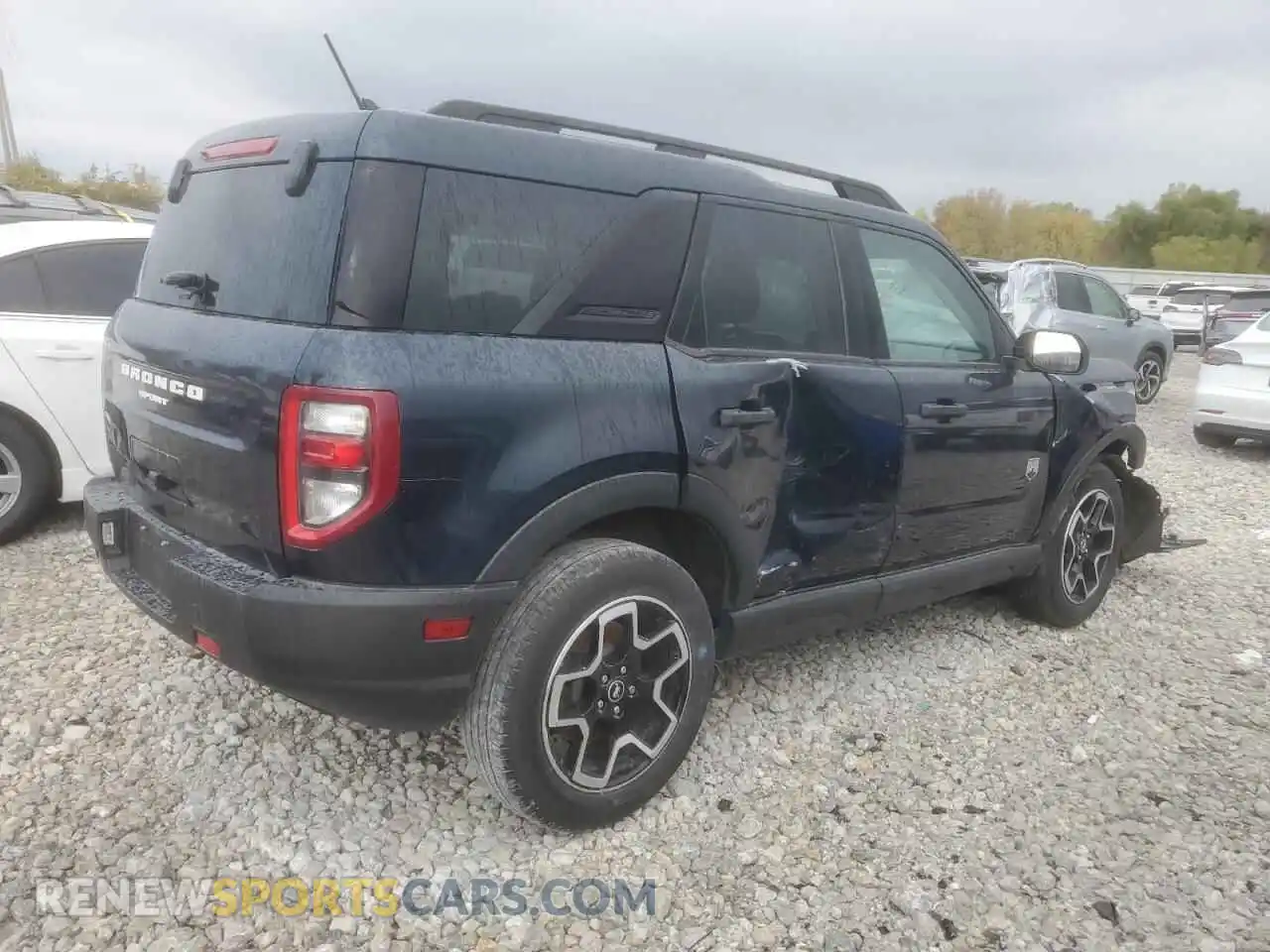 3 Photograph of a damaged car 3FMCR9B60MRA25085 FORD BRONCO 2021