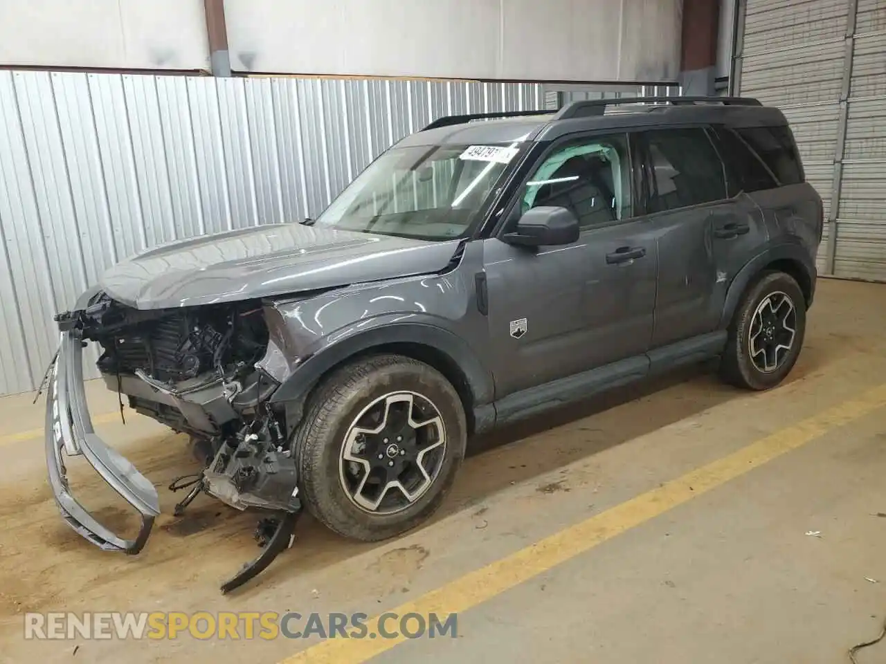 1 Photograph of a damaged car 3FMCR9B60MRA45045 FORD BRONCO 2021