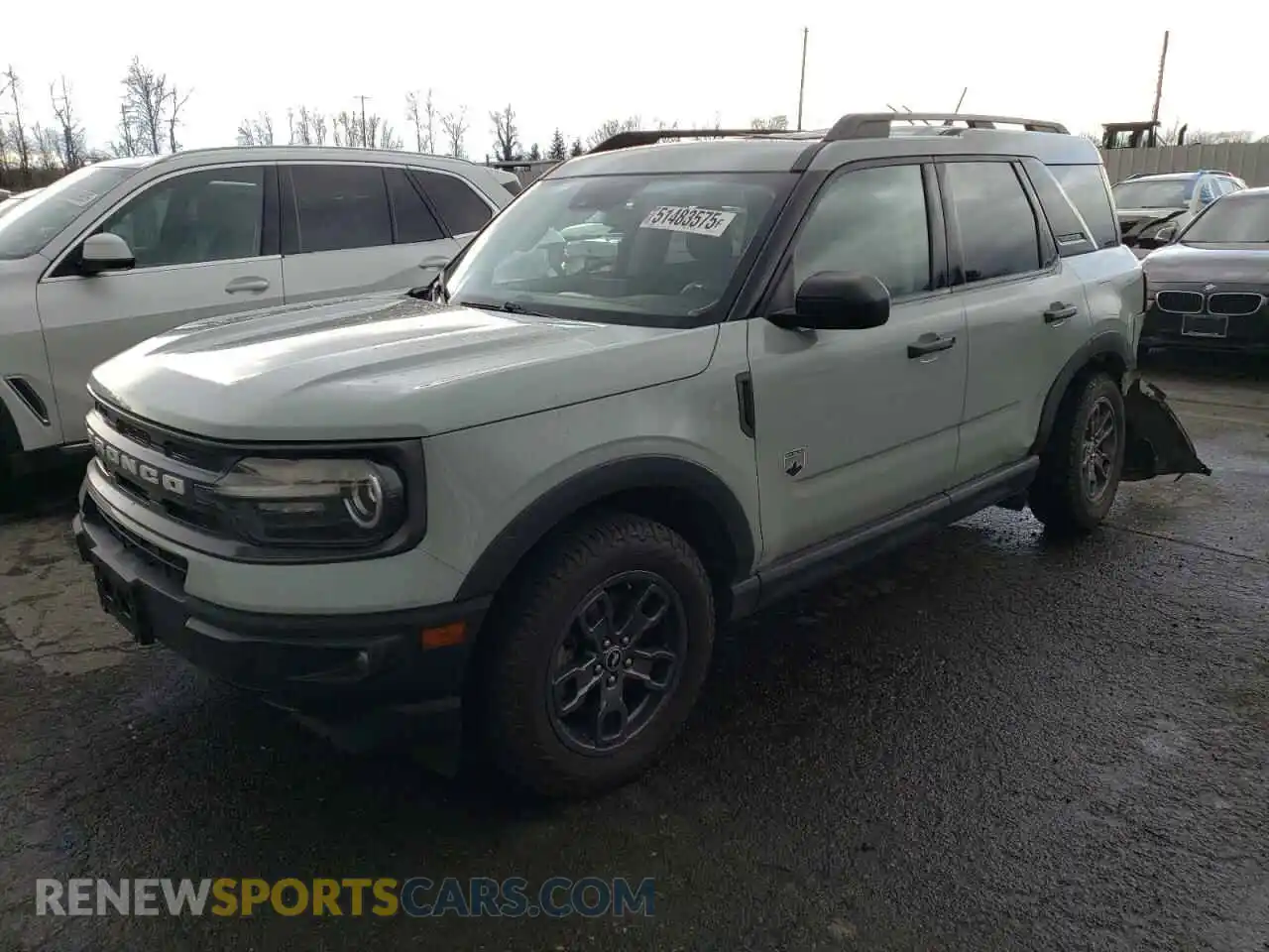 1 Photograph of a damaged car 3FMCR9B60MRA73749 FORD BRONCO 2021