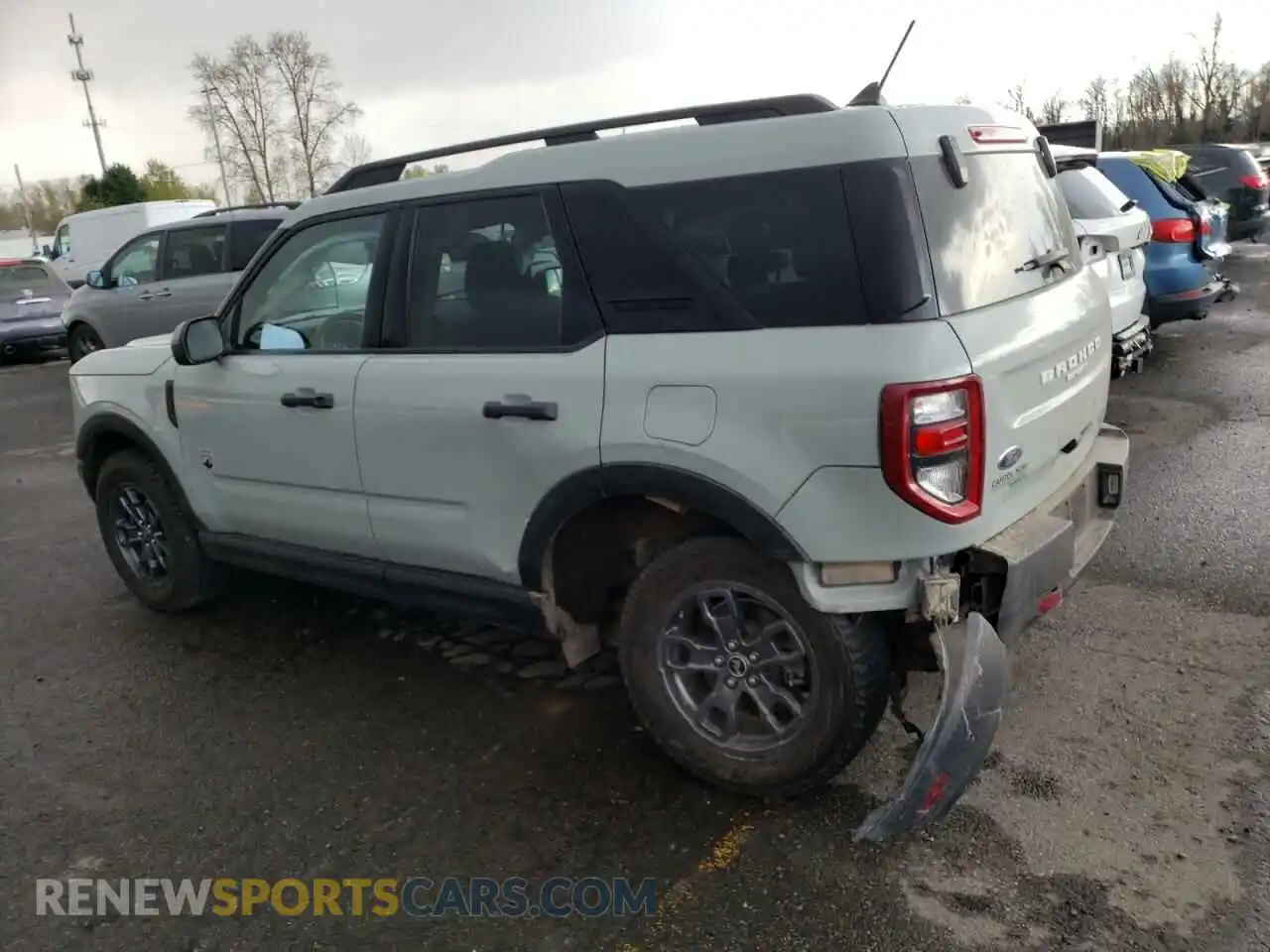 2 Photograph of a damaged car 3FMCR9B60MRA73749 FORD BRONCO 2021