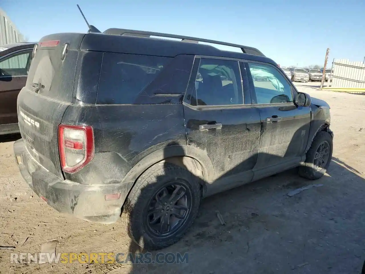 3 Photograph of a damaged car 3FMCR9B60MRB22559 FORD BRONCO 2021