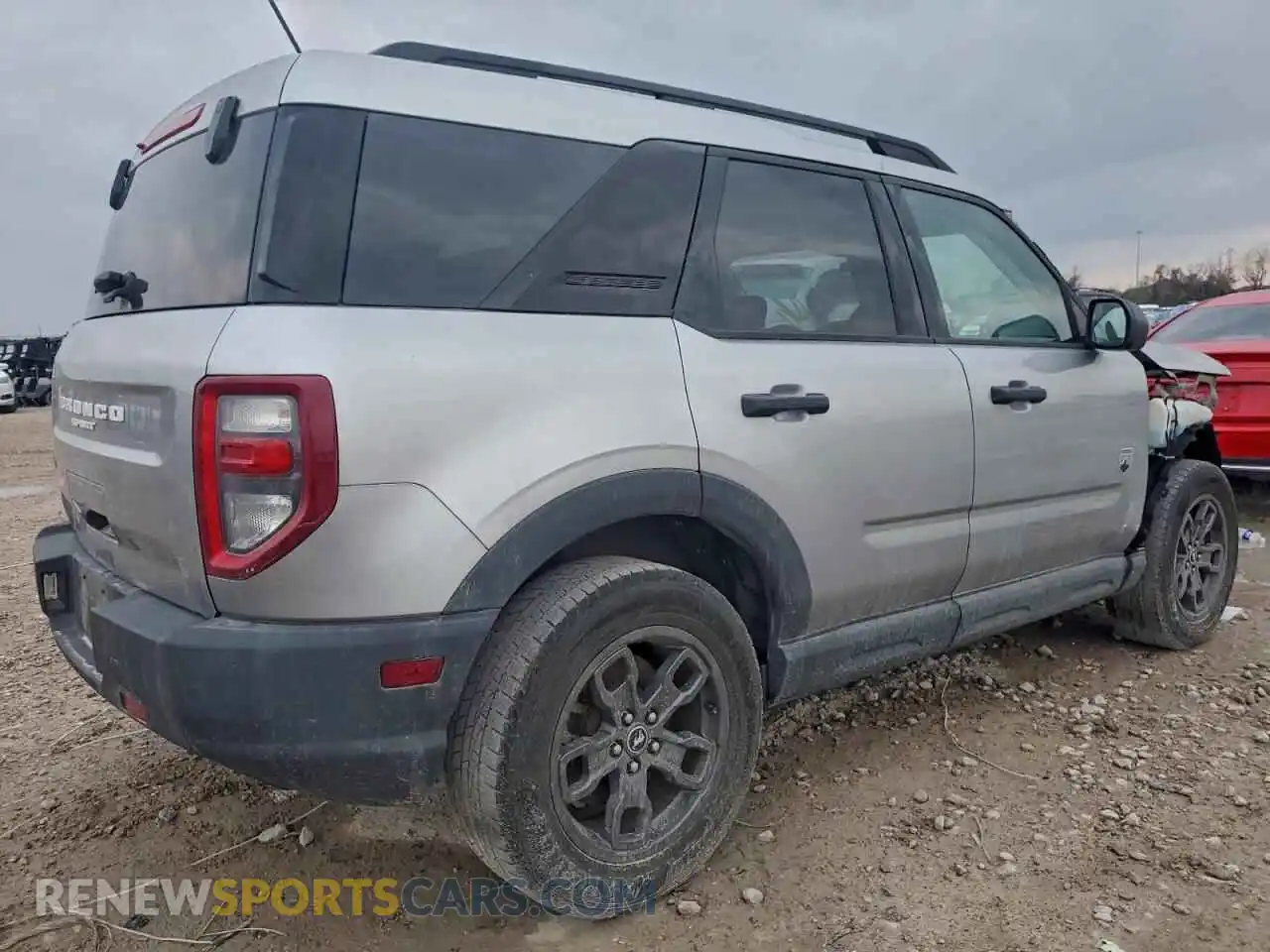 3 Photograph of a damaged car 3FMCR9B61MRA10286 FORD BRONCO 2021