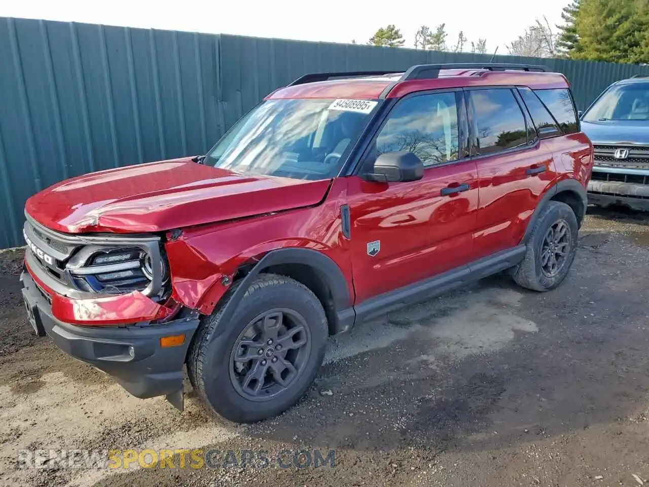 1 Photograph of a damaged car 3FMCR9B61MRA81200 FORD BRONCO 2021