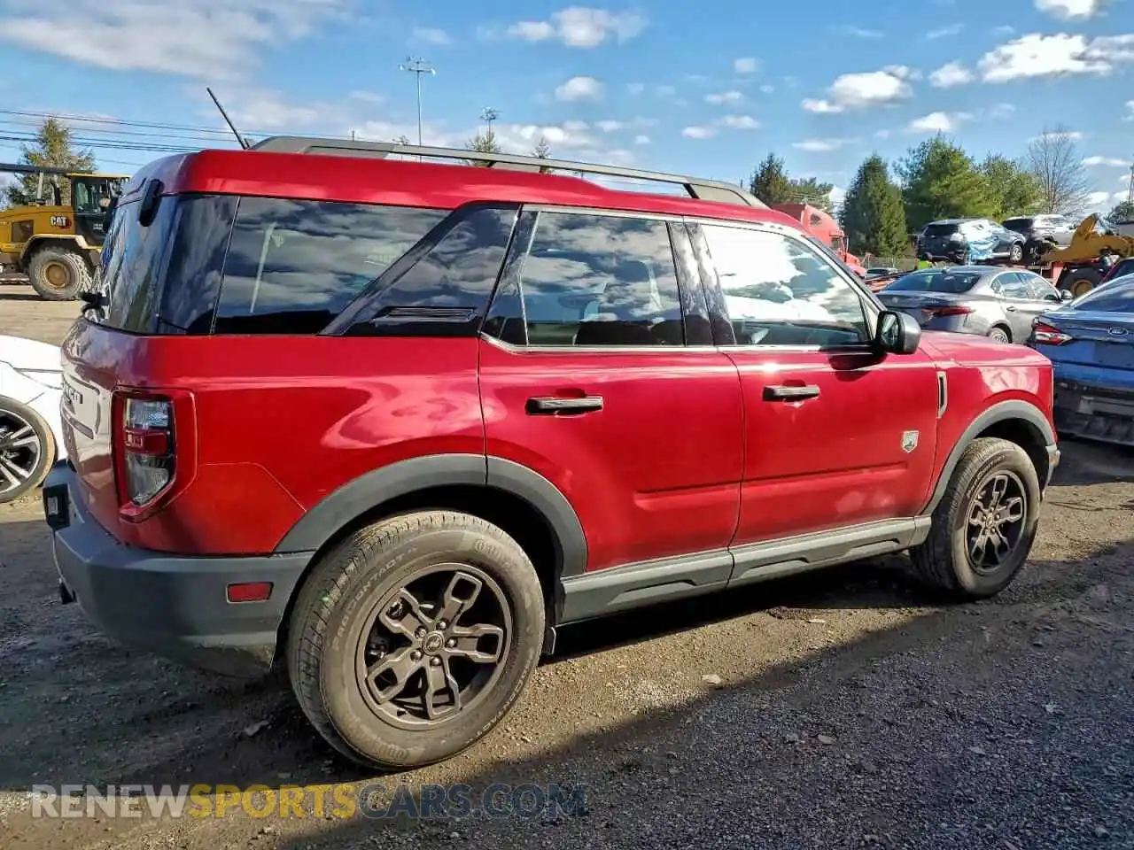 3 Photograph of a damaged car 3FMCR9B61MRA81200 FORD BRONCO 2021
