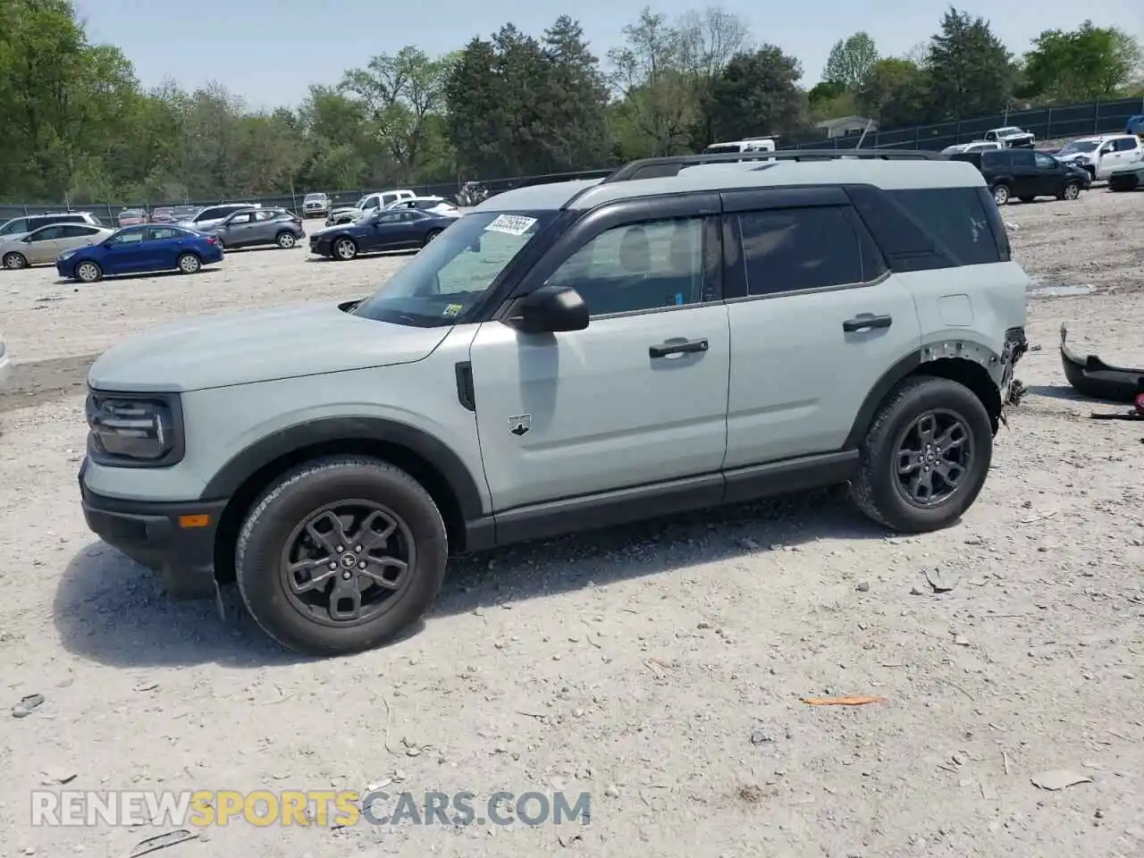 1 Photograph of a damaged car 3FMCR9B61MRB04104 FORD BRONCO 2021