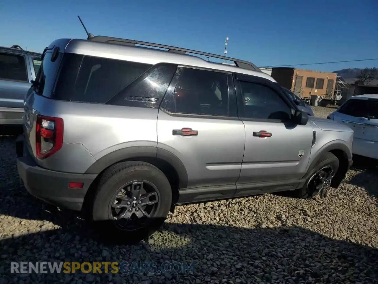 3 Photograph of a damaged car 3FMCR9B61MRB22957 FORD BRONCO 2021