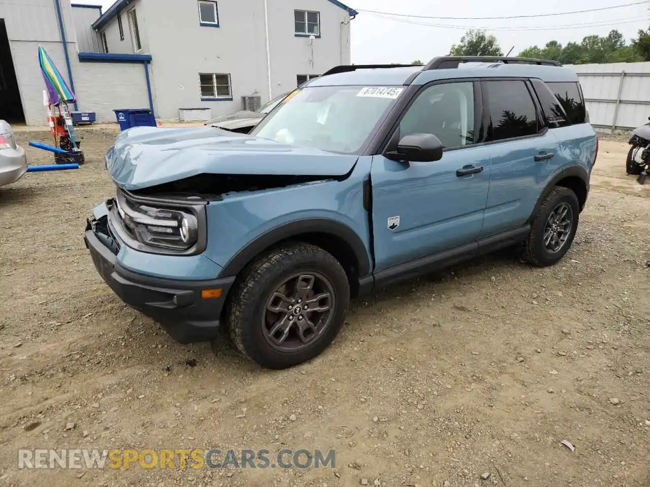 1 Photograph of a damaged car 3FMCR9B62MRA61960 FORD BRONCO 2021
