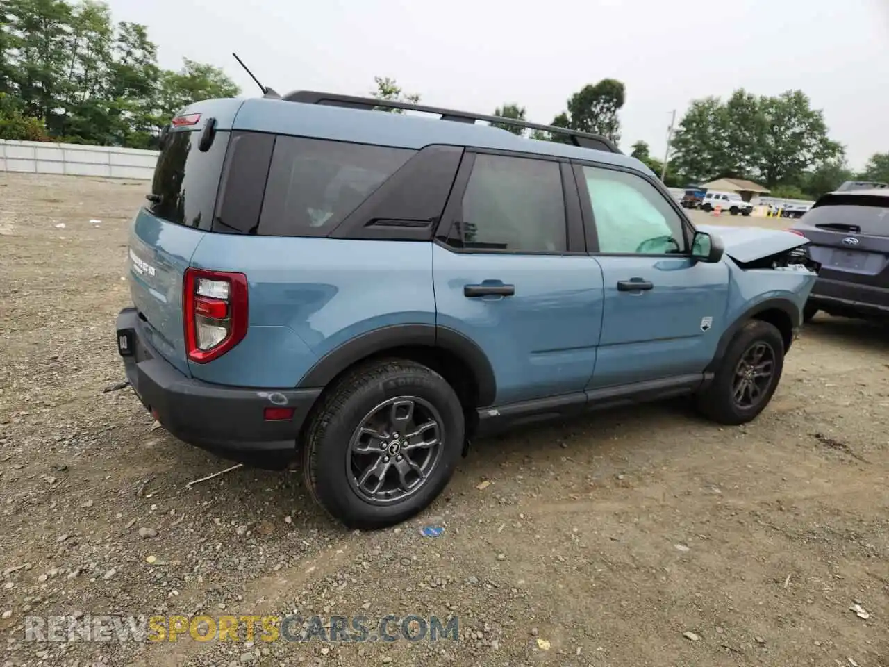 3 Photograph of a damaged car 3FMCR9B62MRA61960 FORD BRONCO 2021