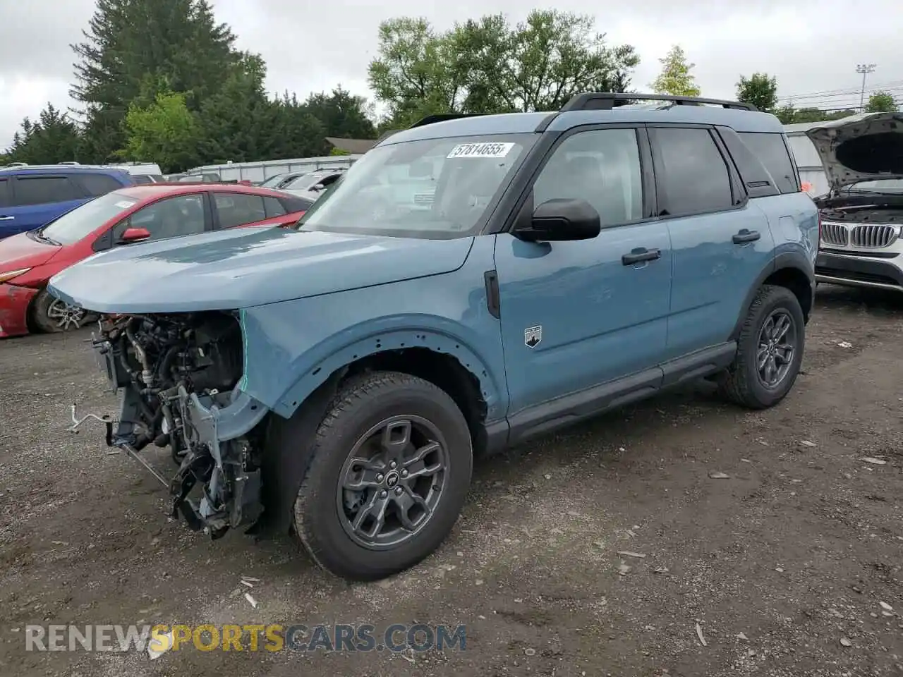1 Photograph of a damaged car 3FMCR9B62MRA66849 FORD BRONCO 2021