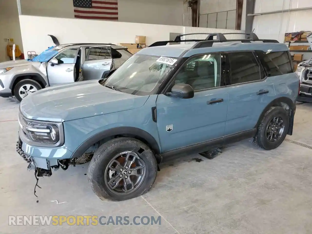 1 Photograph of a damaged car 3FMCR9B63MRA08359 FORD BRONCO 2021