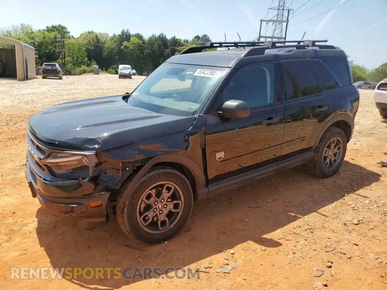 1 Photograph of a damaged car 3FMCR9B63MRA23623 FORD BRONCO 2021
