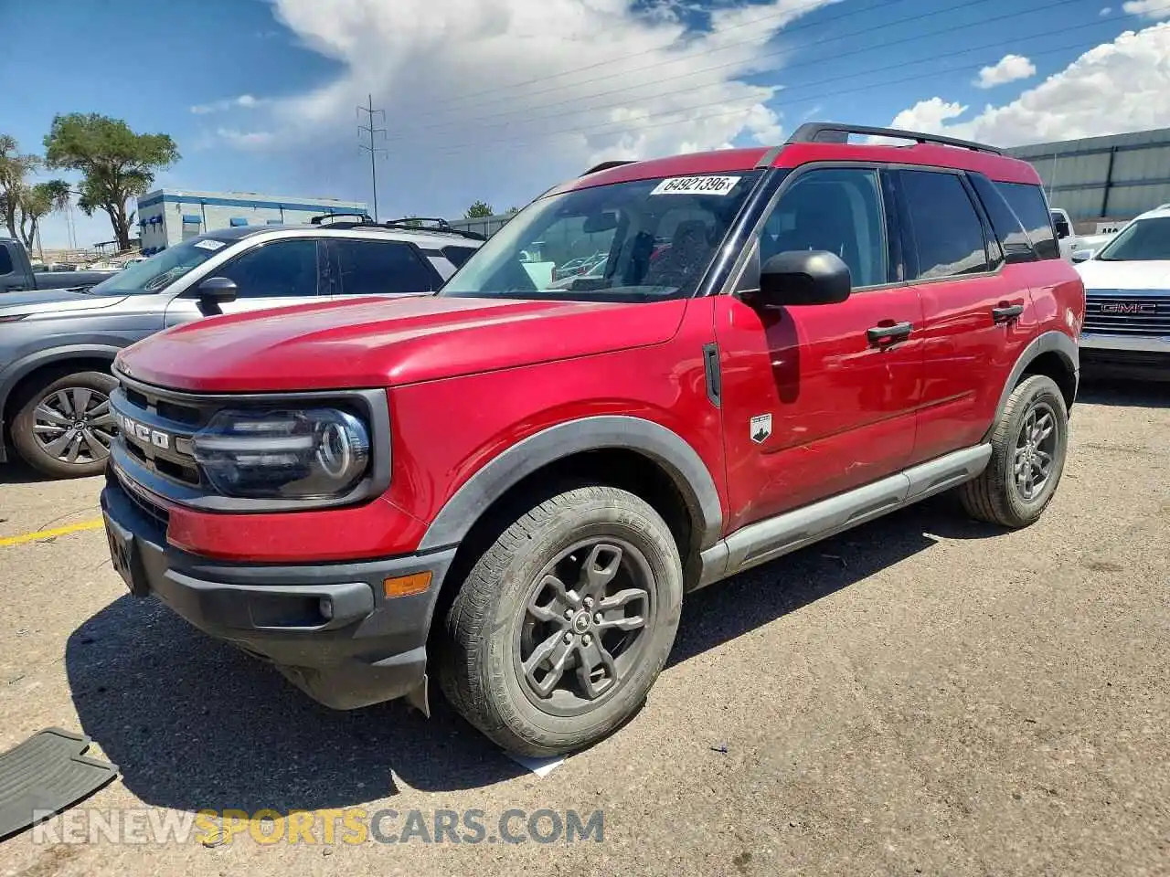 1 Photograph of a damaged car 3FMCR9B63MRA93784 FORD BRONCO 2021