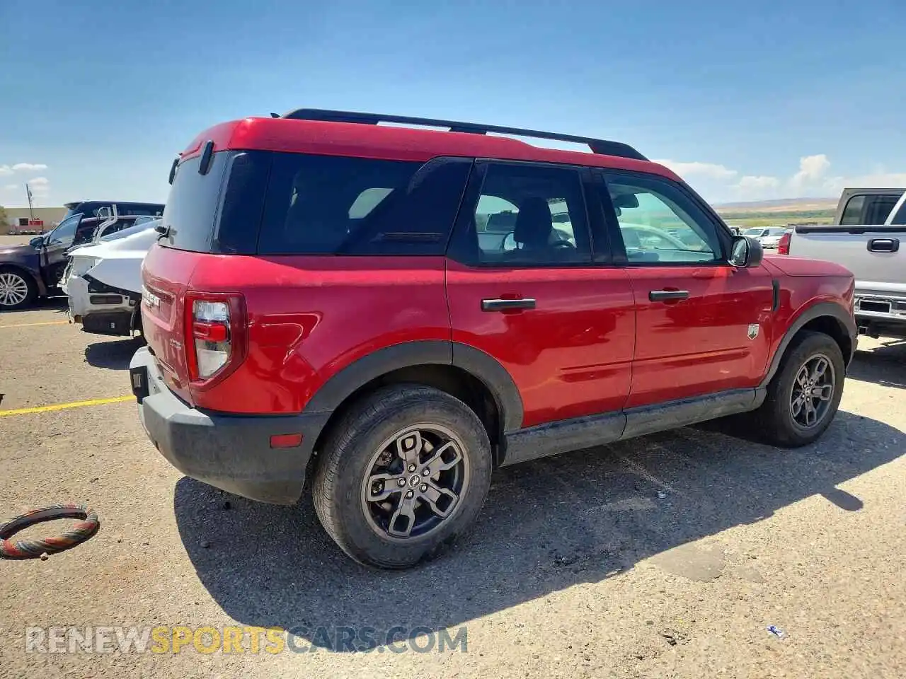 3 Photograph of a damaged car 3FMCR9B63MRA93784 FORD BRONCO 2021
