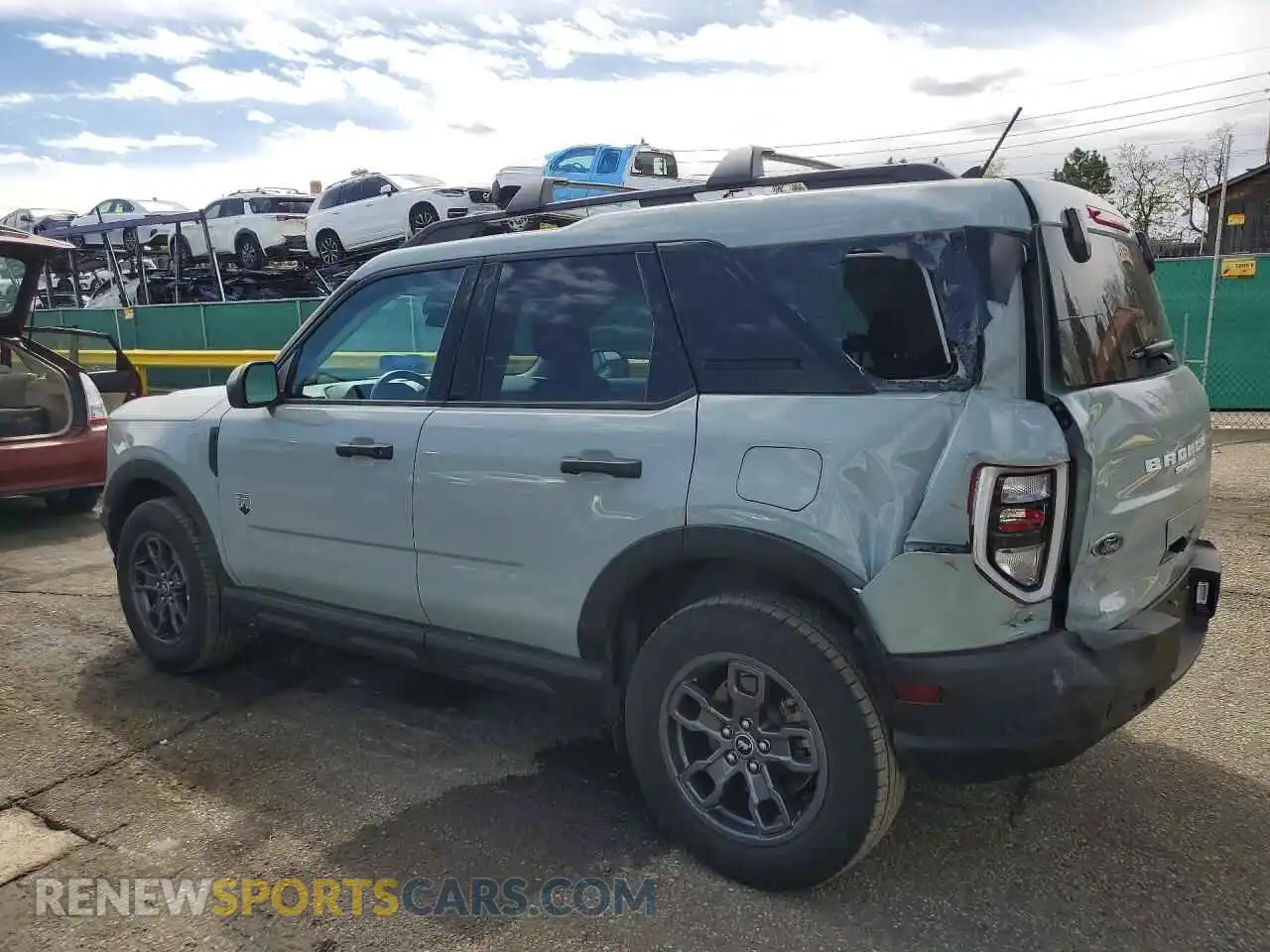 2 Фотография поврежденного автомобиля 3FMCR9B63MRB20577 FORD BRONCO 2021