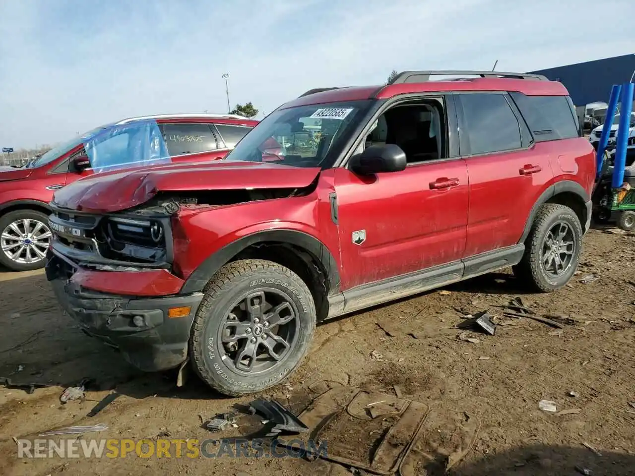 1 Фотография поврежденного автомобиля 3FMCR9B63MRB35905 FORD BRONCO 2021