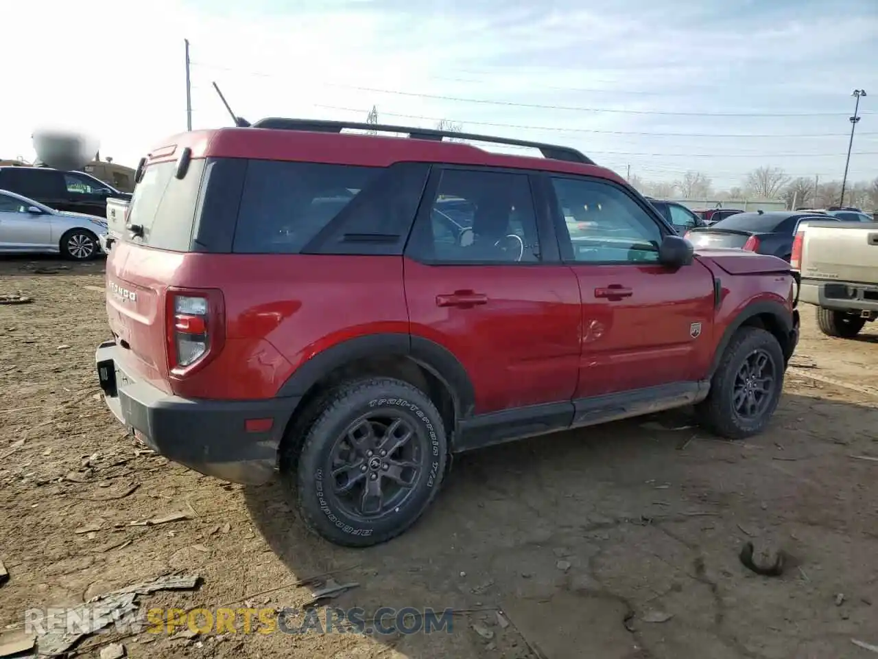 3 Фотография поврежденного автомобиля 3FMCR9B63MRB35905 FORD BRONCO 2021