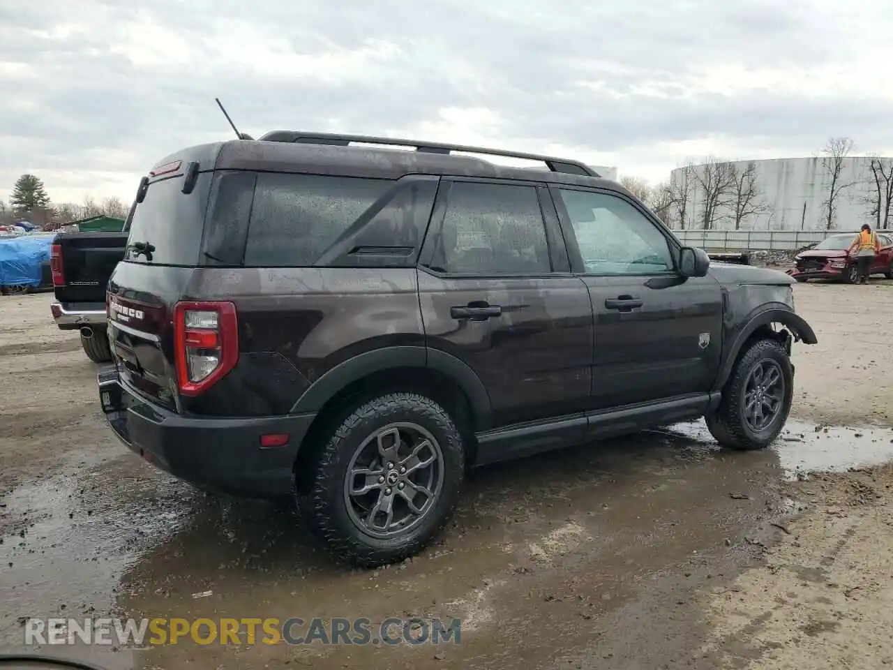 3 Photograph of a damaged car 3FMCR9B64MRA38874 FORD BRONCO 2021