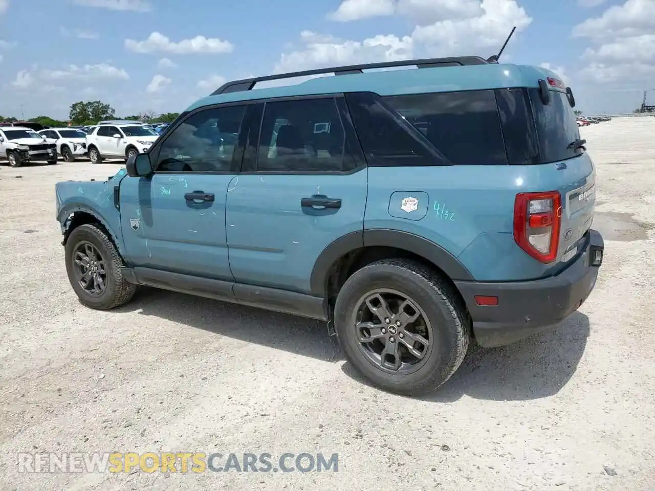 2 Photograph of a damaged car 3FMCR9B64MRB32723 FORD BRONCO 2021