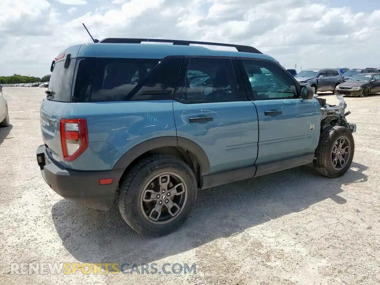 3 Photograph of a damaged car 3FMCR9B64MRB32723 FORD BRONCO 2021