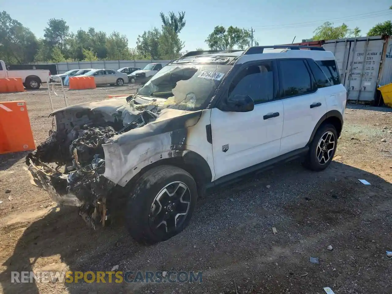1 Photograph of a damaged car 3FMCR9B65MRA52749 FORD BRONCO 2021