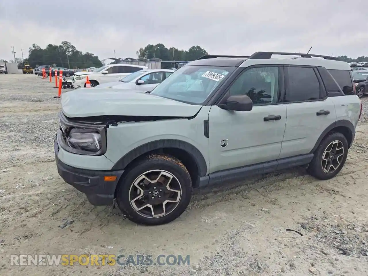 1 Photograph of a damaged car 3FMCR9B65MRA53352 FORD BRONCO 2021