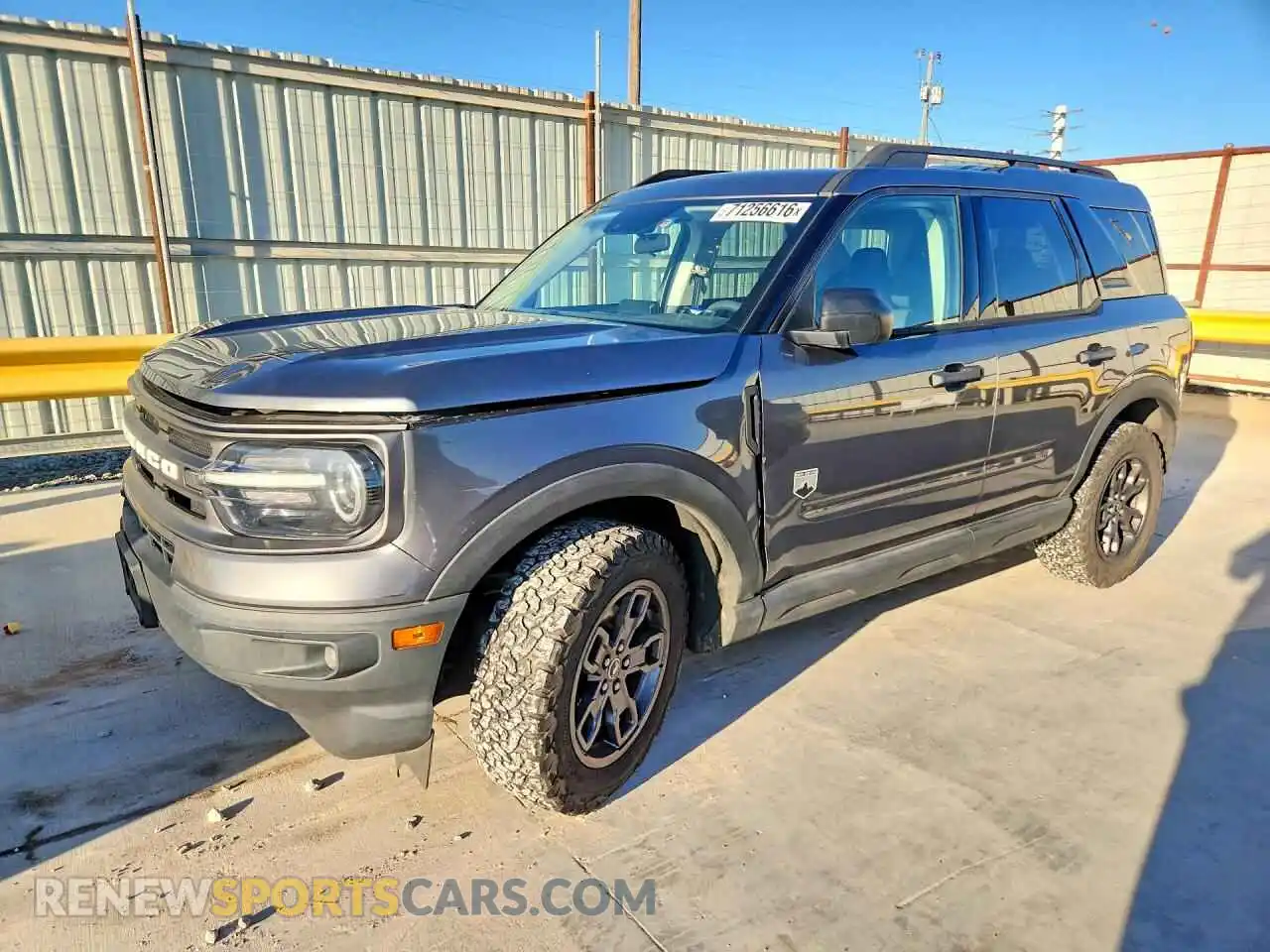 1 fotografías del automóvil dañado 3FMCR9B65MRA64786 FORD BRONCO 2021
