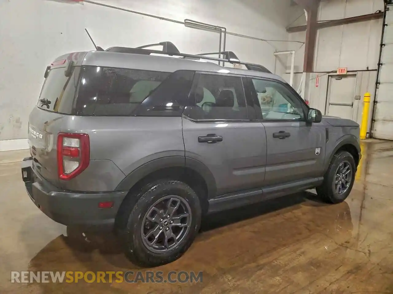 3 Photograph of a damaged car 3FMCR9B65MRB02873 FORD BRONCO 2021