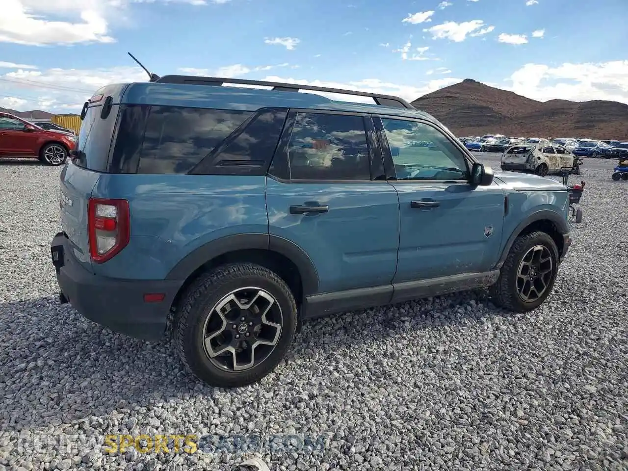 3 Photograph of a damaged car 3FMCR9B66MRA09862 FORD BRONCO 2021