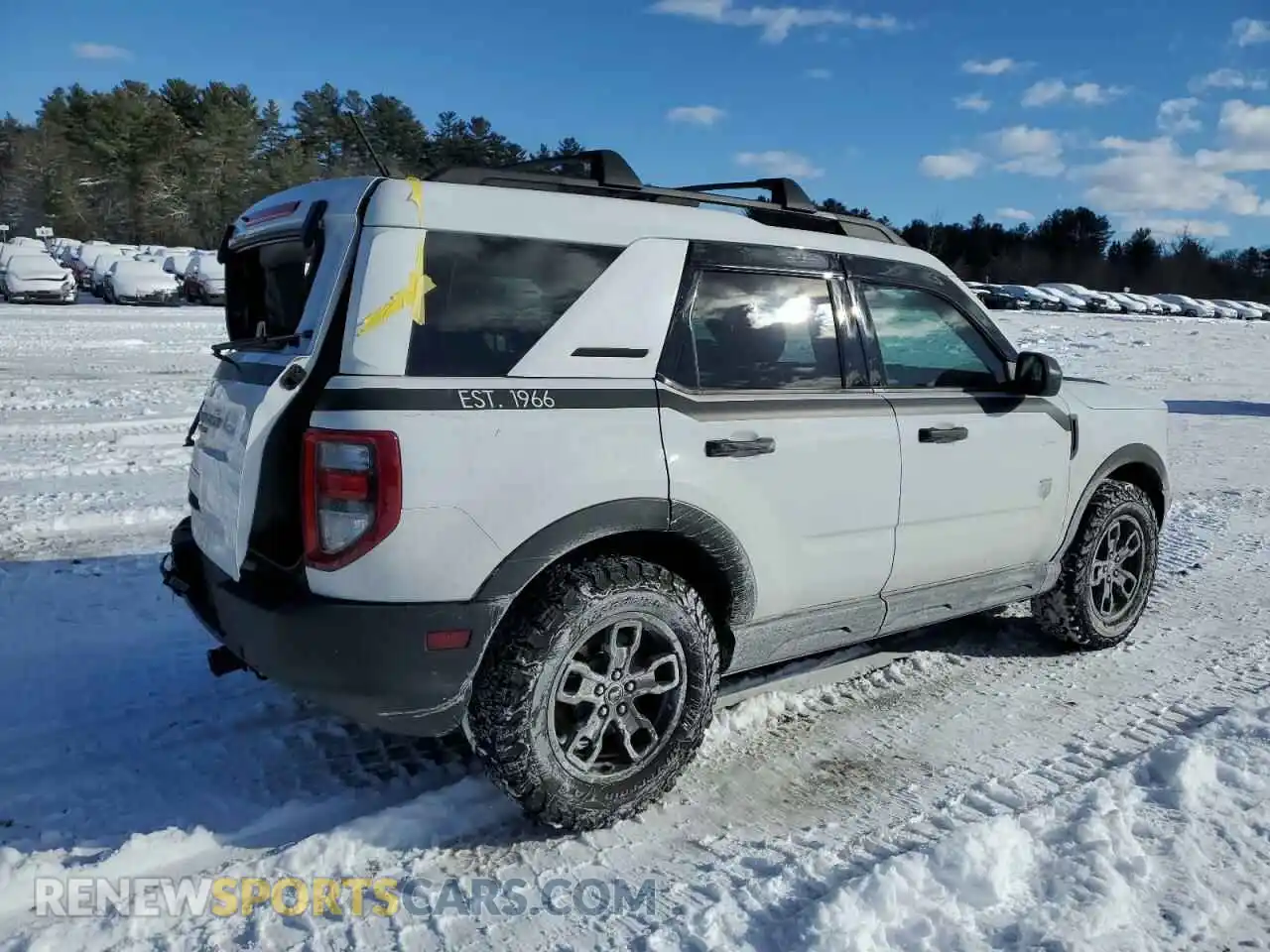 3 Photograph of a damaged car 3FMCR9B66MRA21204 FORD BRONCO 2021