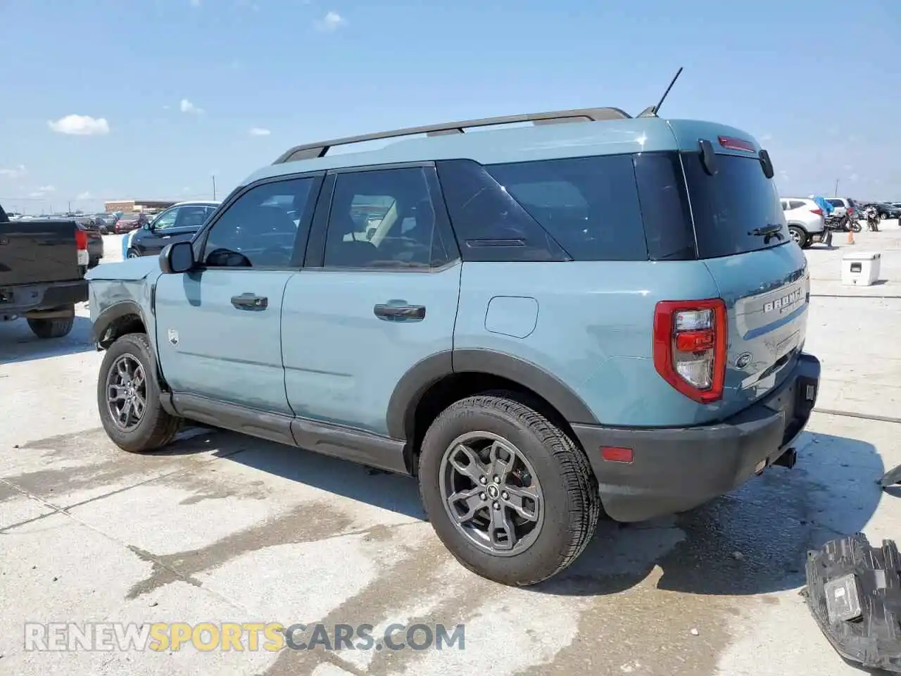 2 Photograph of a damaged car 3FMCR9B66MRA22577 FORD BRONCO 2021