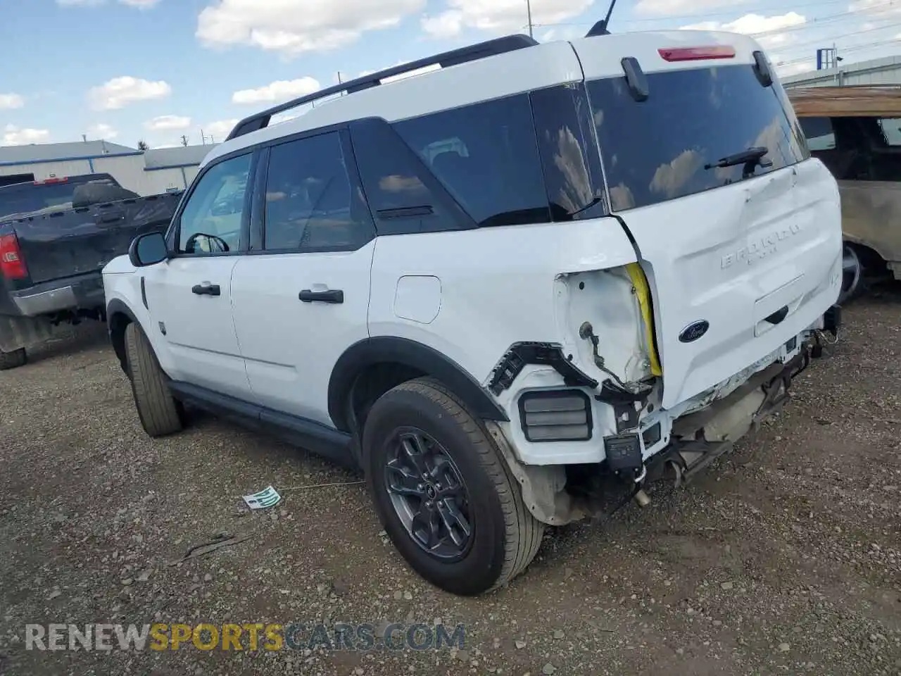 2 Photograph of a damaged car 3FMCR9B66MRA22921 FORD BRONCO 2021