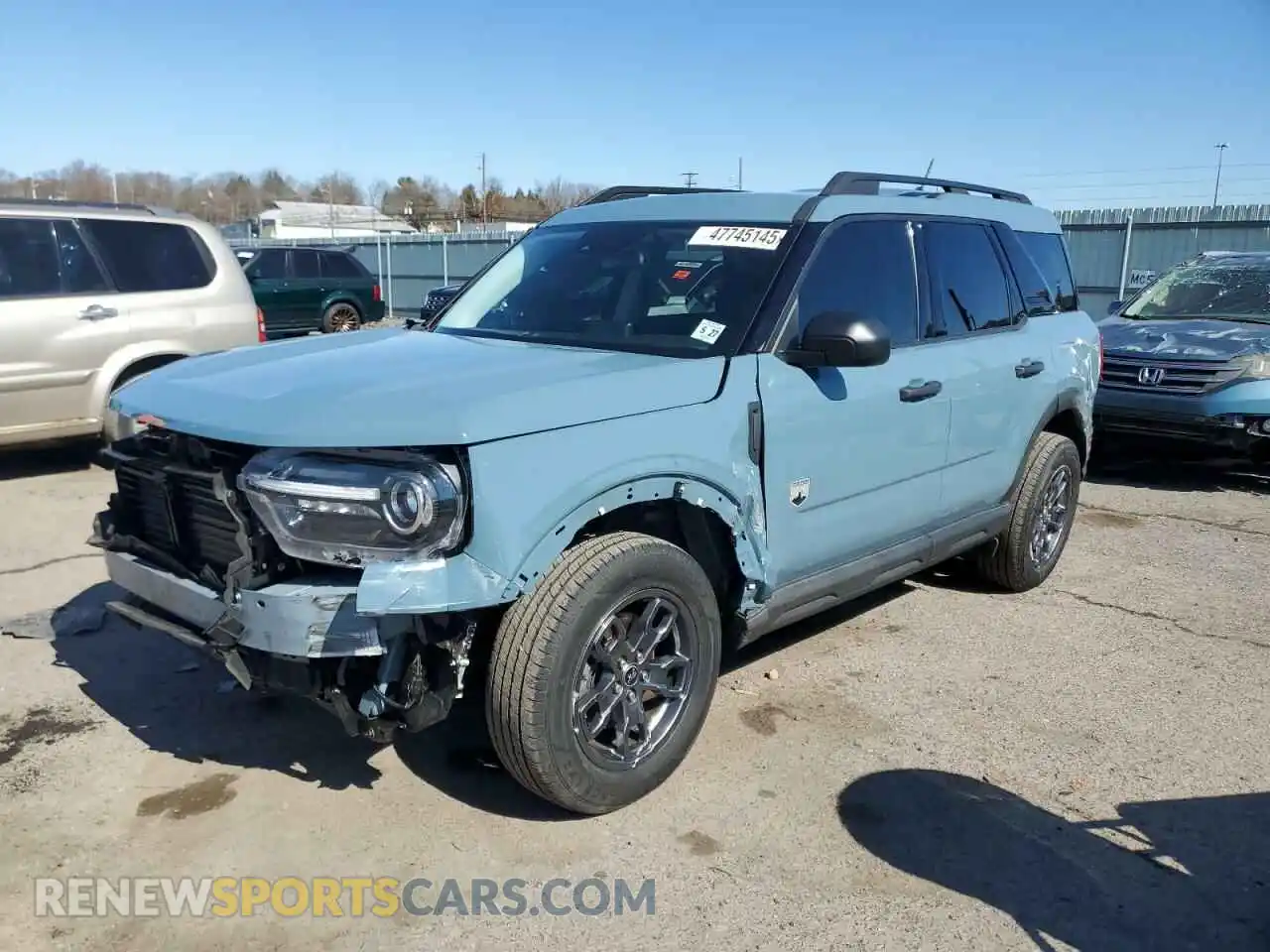 1 Photograph of a damaged car 3FMCR9B66MRA63985 FORD BRONCO 2021