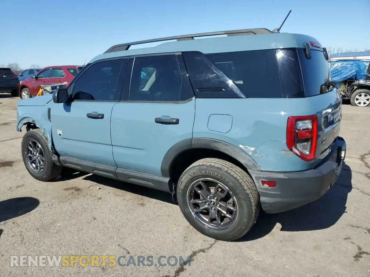 2 Photograph of a damaged car 3FMCR9B66MRA63985 FORD BRONCO 2021